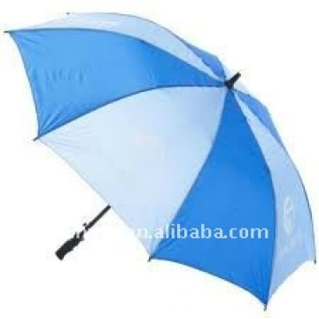 синий и белый зонтик